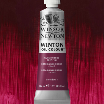Winsor & Newton Winton Oil Colour Paint - (1.25oz/37ml) Quinacridone Deep Pink