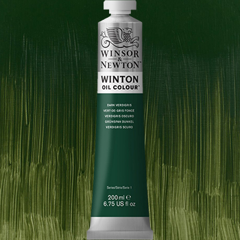 Winsor & Newton Winton Oil Colour Paint - (6.75oz/200ml) Dark Verdigris