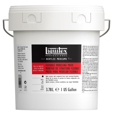 Liquitex Professional Gel Medium - (1 Gallon) Flexible Modeling Paste