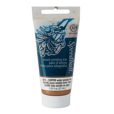 Speedball Block Printing Ink - (1.25oz/37ml) Copper