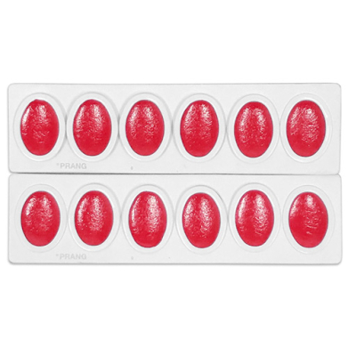 Prang Oval Watercolors Pan Refills - (12 Pack) Red