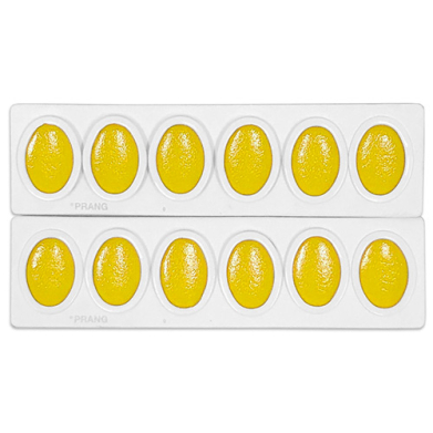 Prang Oval Watercolors Pan Refills - (12 Pack) Yellow