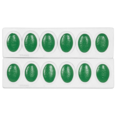 Prang Oval Watercolors Pan Refills - (12 Pack) Green