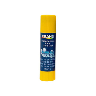 Prang Glue Stick - (.28oz/8g) Disappearing Blue, Small