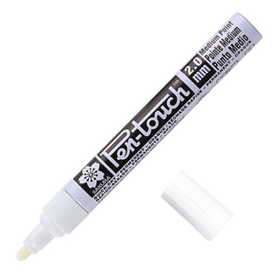Sakura Pen-Touch Medium Paint Marker - White, 2.0mm 42500