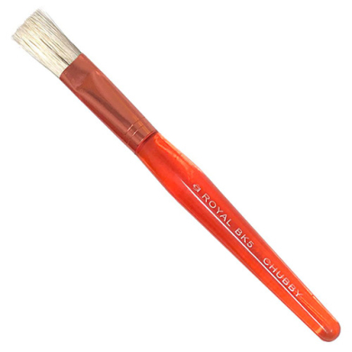 Royal Langnickel Big Kids Choice Chubby Brush - Flat, Orange