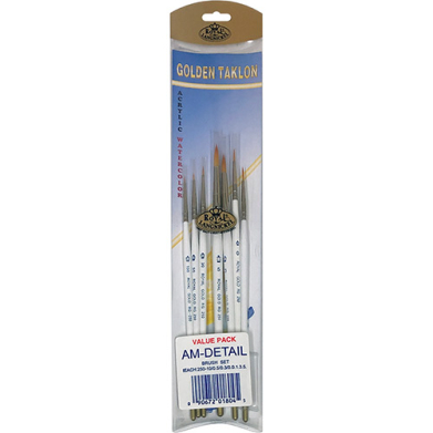 Royal Langnickel Royal Gold Brush Set - (7 Pack) Detail