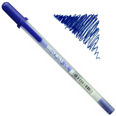 Sakura Gelly Roll Classic Pen - 06 Fine Line, Royal Blue 37328