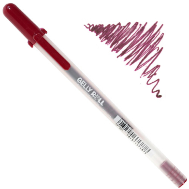 Sakura Gelly Roll Classic Pen - 08 Medium Line, Burgundy