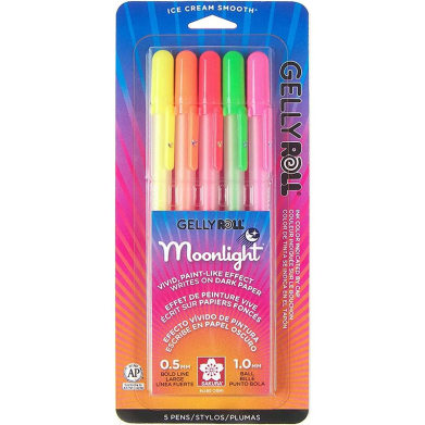 Sakura Gelly Roll Moonlight Pens - (5 Pack) 10 Bold Line, Dawn