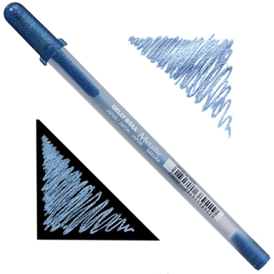 Sakura Gelly Roll Metallic Pen - Blue/Black