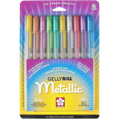 Sakura Gelly Roll Metallic Pens - (10 Pack)