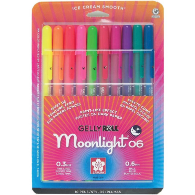 Sakura Gelly Roll Moonlight Pens - (10 Pack) 06 Fine Line #1