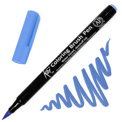 Sakura Koi Coloring Brush Pen - Steel Blue