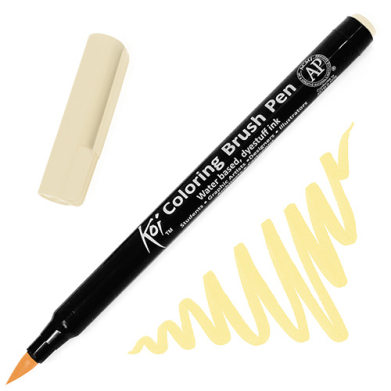 Sakura Koi Coloring Brush Pen - Naples Yellow