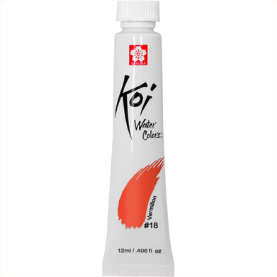 Sakura Koi Water Colors - (.406oz/12ml) #18 Vermilion