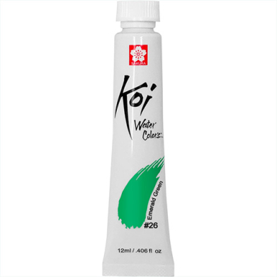 Sakura Koi Water Colors - (.406oz/12ml) #26 Emerald Green