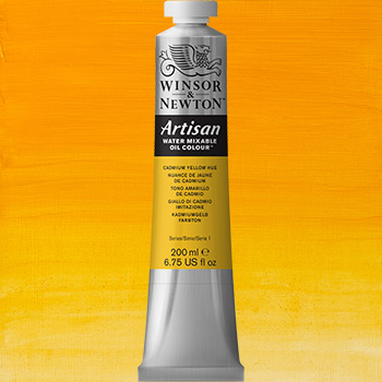 Winsor & Newton Artisan Water Mixable Oil Colour Paint - (6.75oz/200ml) Cadmium Yellow Hue