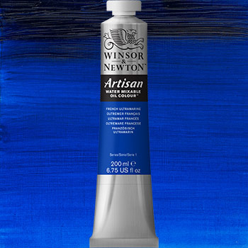 Winsor & Newton Artisan Water Mixable Oil Colour Paint - (6.75oz/200ml) French Ultramarine Blue