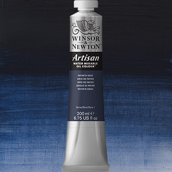 Winsor & Newton Artisan Water Mixable Oil Colour Paint - (6.75oz/200ml) Payne's Grey