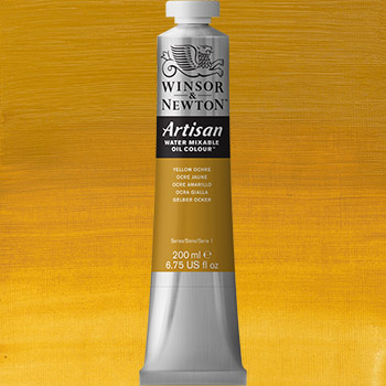 Winsor & Newton Artisan Water Mixable Oil Colour Paint - (6.75oz/200ml) Yellow Ochre