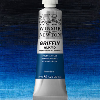 Winsor & Newton Griffin Alkyd Oil Paint - (1.25oz/37ml) Prussian Blue
