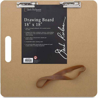 Richeson Heavyweight Drawing Clipboard 18" x 18"