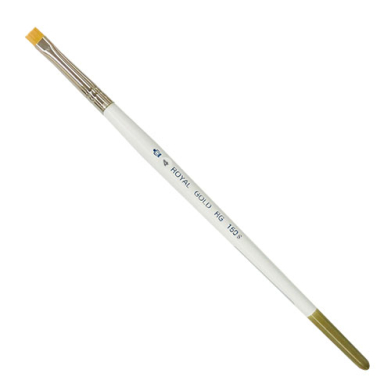 Royal Langnickel Royal Gold Brush for Acrylic & Watercolor - Short Shader #4