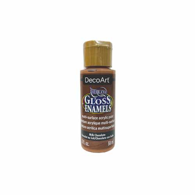 DecoArt Americana Gloss Enamels Paint -Milk Chocolate