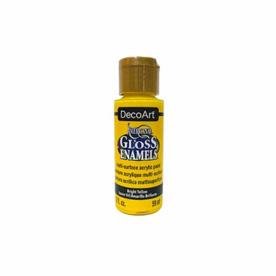 DecoArt Americana Gloss Enamels Paint -Bright Yellow