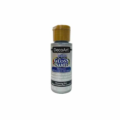 DecoArt Americana Gloss Enamels Paint -Shimmering Silver