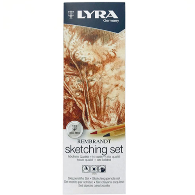 Lyra Rembrandt Sketching Pencil Set Metal Box - 6pcs