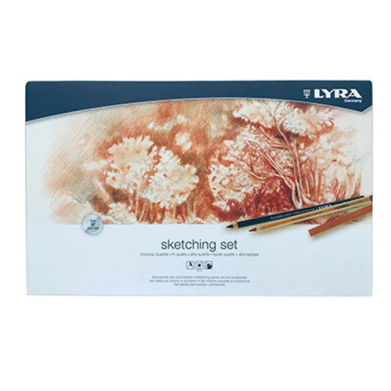 Lyra Rembrandt Sketching Pencil Set Metal Box - 35 pcs
