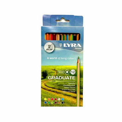 Lyra Graduate Colored Pencils Card Box Set-12ct
