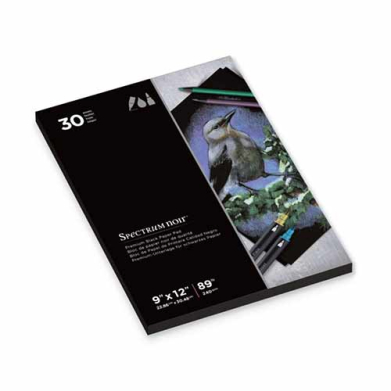 Spectrum Noir Premium Black Paper Pad-9"x12"