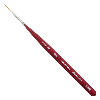 Princeton Velvetouch Mixed Media Brush - Mini, Liner #20/0