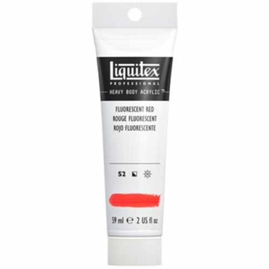 Liquitex  Heavy Body Paint- Fluorescent Red-2oz