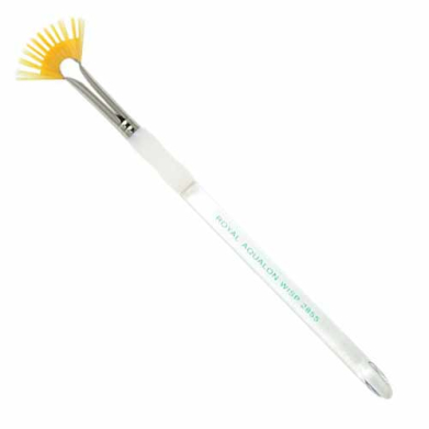 Royal Langnickel Aqualon Wisp Fan Brush- 3/8"