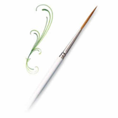 Royal Langnickel Royal Gold Brush for Acrylic & Watercolor -Script Liner- #0