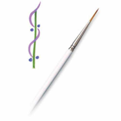 Royal Langnickel Royal Gold Brush for Acrylic & Watercolor -Monogram Liner- #8