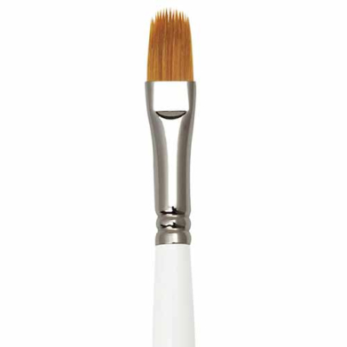 Royal Langnickel Royal Gold Brush for Acrylic & Watercolor - Filbert Comb 3/4"