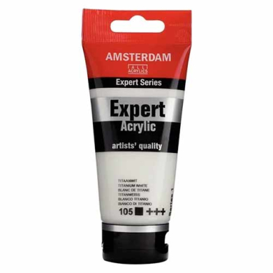 Amsterdam Expert Acrylic 75ML- Titanium White (105)