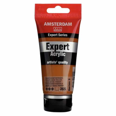 Amsterdam Expert Acrylic 75ML- Trans Ox Yellow (265)