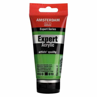 Amsterdam Expert Acrylic 75ML- Perm Green Light (618)