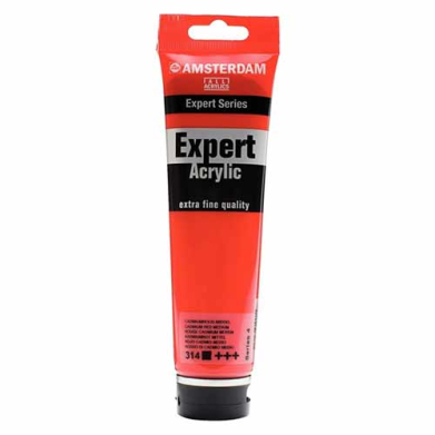 Amsterdam Expert Acrylic 150ML- Cad Red Med (314)