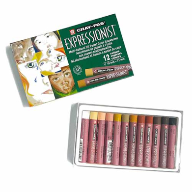 Cray-Pas Expressionist Oil Pastels Multicultural Set- 12pc