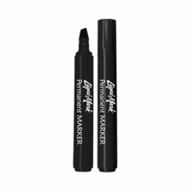 Permanent Chisel Tip Broad Marker- Black