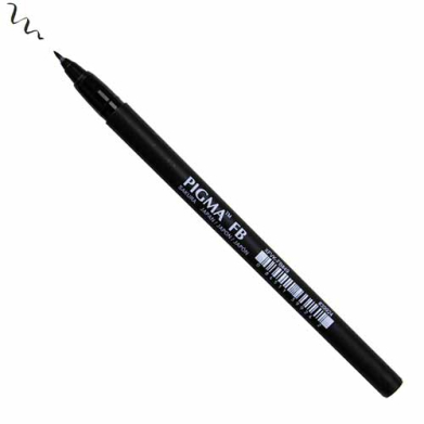 Sakura Professional Pigma Black Micron Pen - Fine Brush