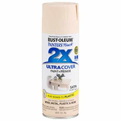 2x Ultra Cover 12oz Satin Spray- Ivory Silk