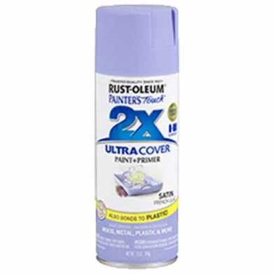 2x Ultra Cover 12oz Satin Spray- French Lilac